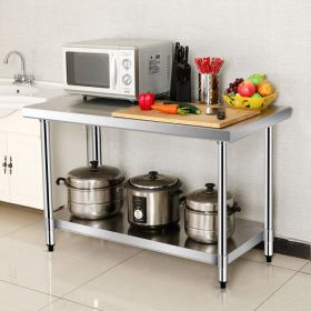 24 x 36 Inch Stainless Steel Commercial Kitchen Food Prep Table