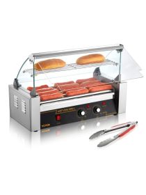 Commercial Hot Dog Roller Electric Sausage Maker Barbecue Grill Machine for Camping Party Home Appliance 110V (Color: 5 Roller)